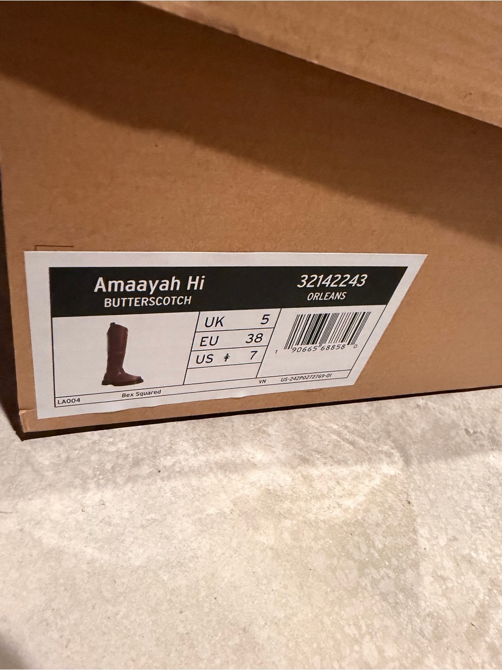 Dr.Martens Amaayah Hi Butterscotch US7 New in Box - Picture 8 of 8